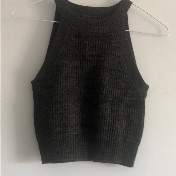 Forever 21 dark green crop top - Picture 1 of 4